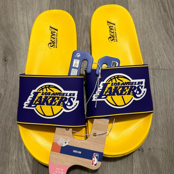 NBA Lakers slide / size available / US 8/9/10 - Picture 1 of 2